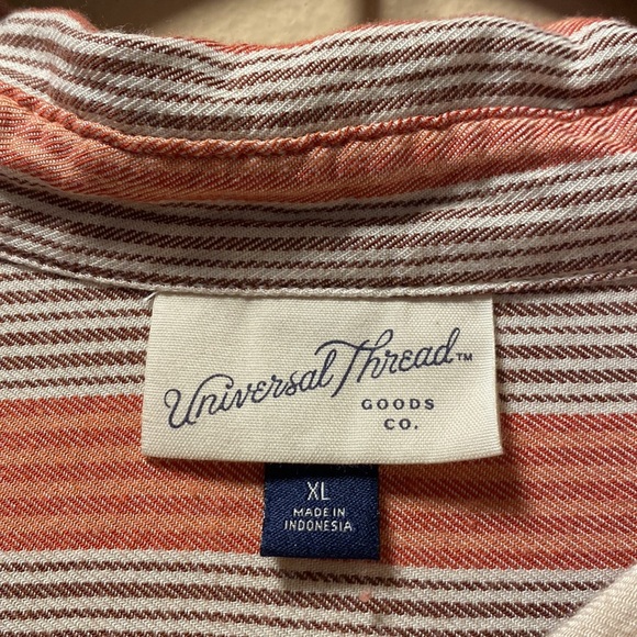 Universal Thread Blush Stripe Button Down - Picture 12 of 14